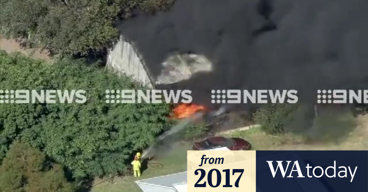 Exploding gas bottles hamper attempts to extinguish West Swan shed fire